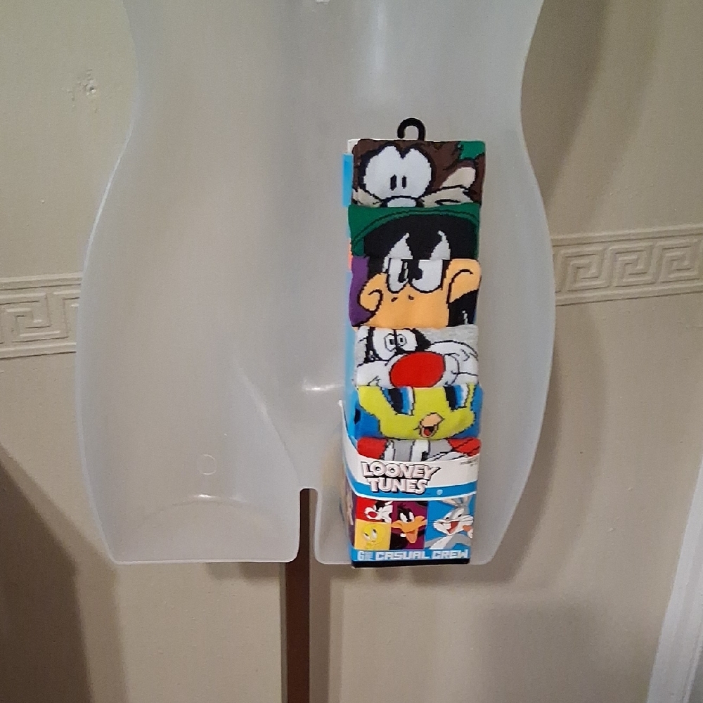 Warner Bros. Looney Tunes Colorful Crew Socks